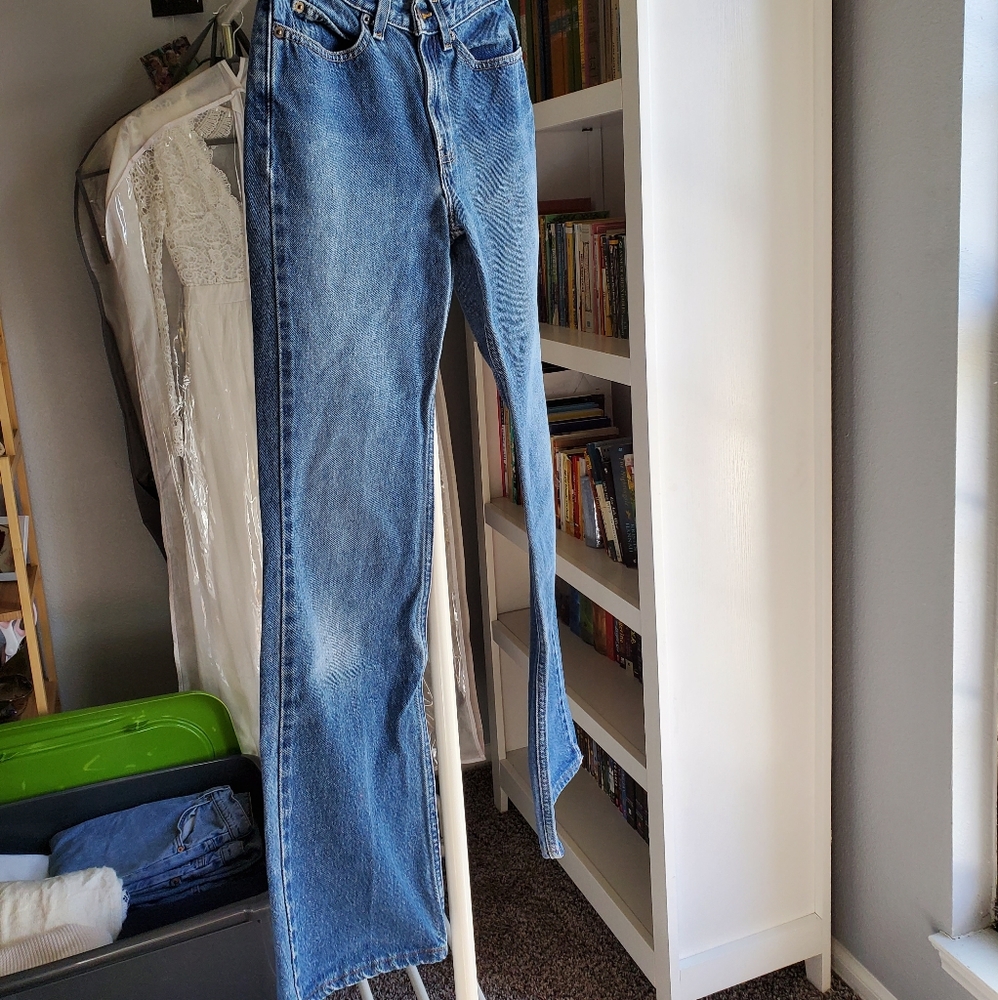Vtg Gap Flare Jeans Size 0 L